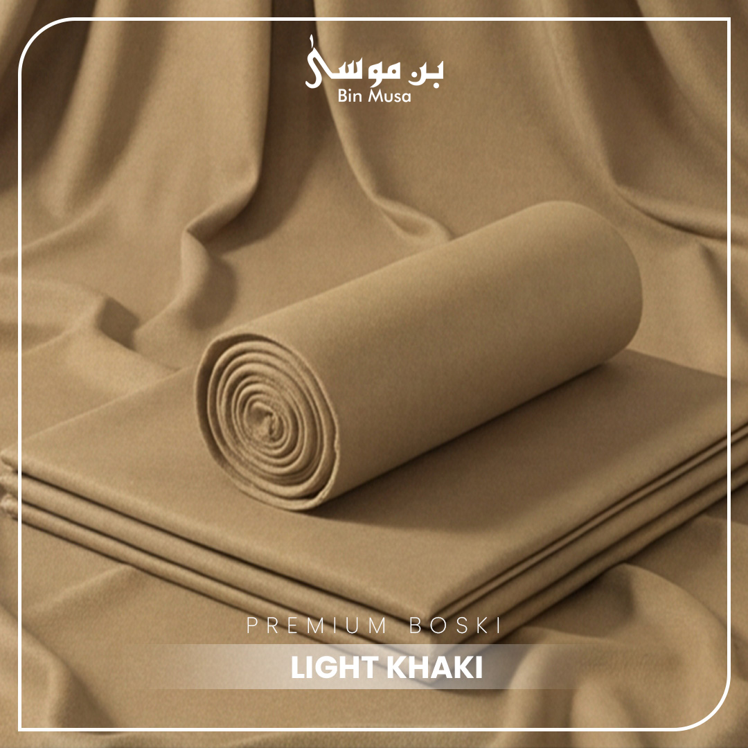 Boski Wash & Wear Light Khaki