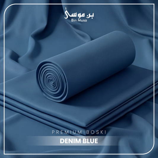 Boski Wash & Wear Denim Blue