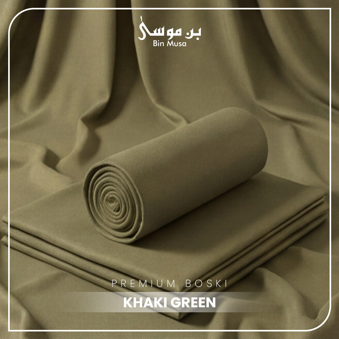 Boski Wash & Wear Khaki Green