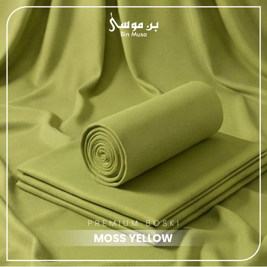 Boski Wash & Wear Moss Yellow