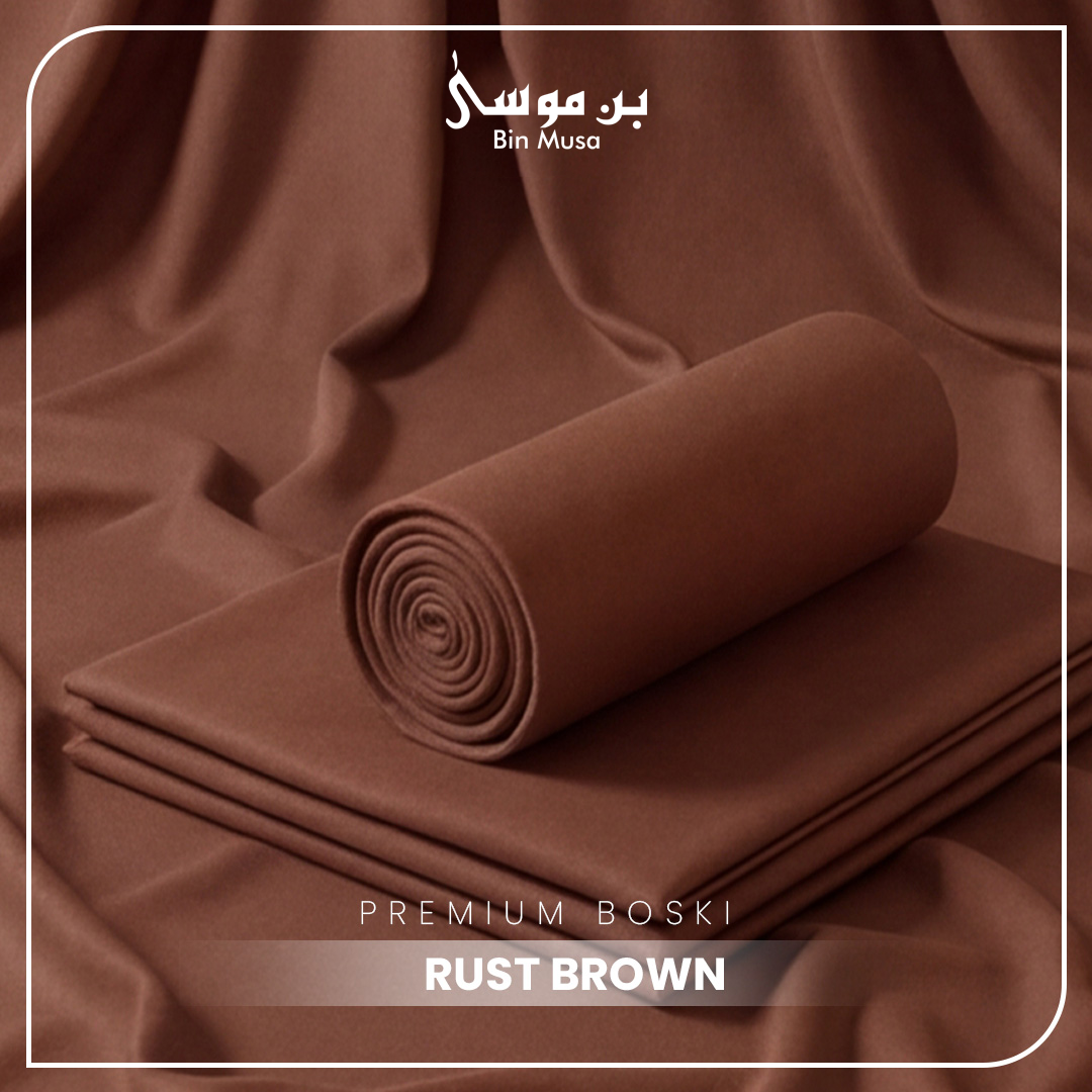 Boski Wash & Wear Rust Brown