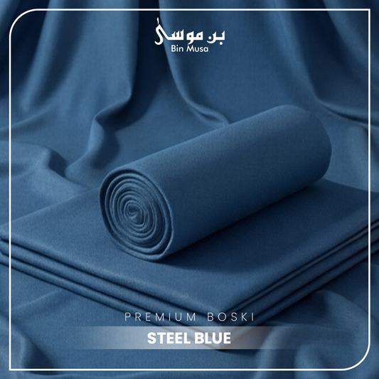 Boski Wash & Wear Steel Blue